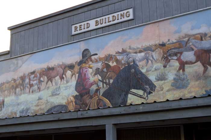 The Reid Building mural in Toppenish, Washington.