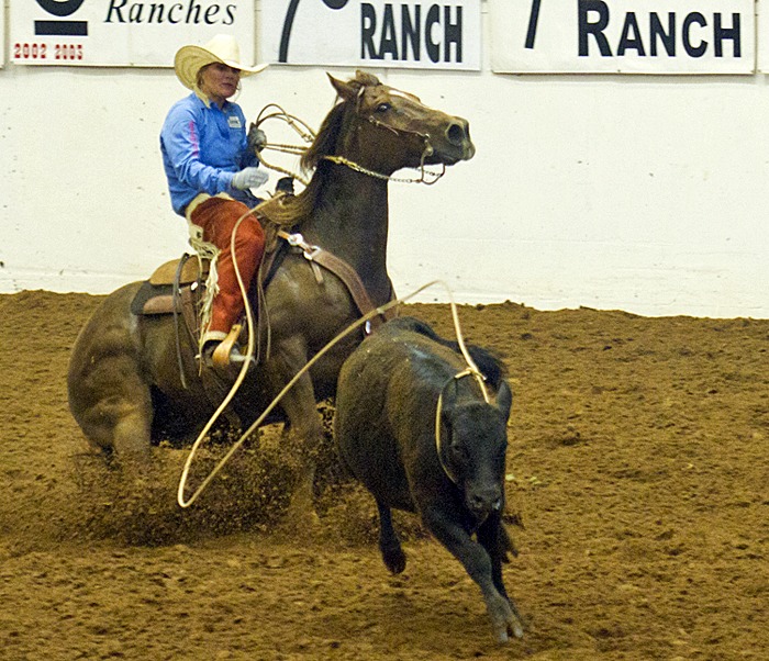 Riding Boons Hot Tamale, Kelsey Mosby won the senior division of the RHAA National Finals.