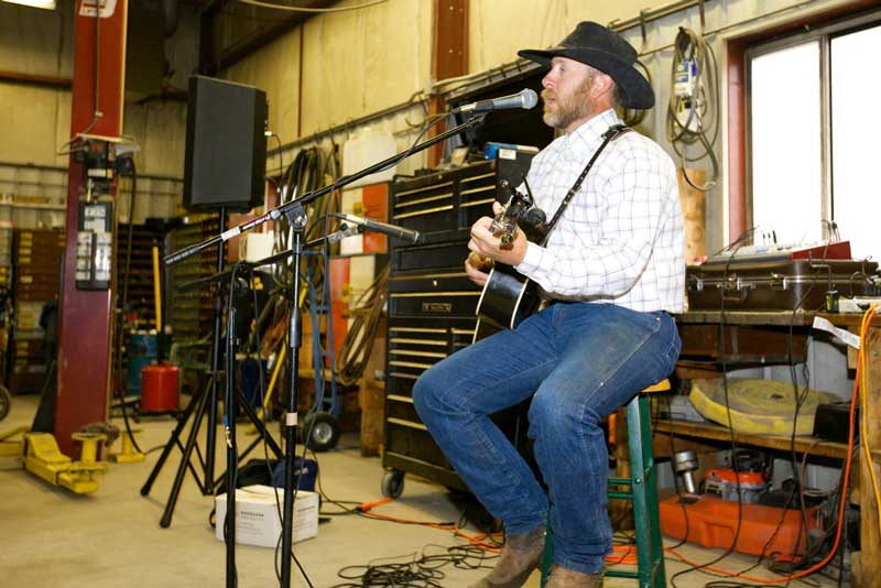 Daron Little, a cowboy for Silver Spur Ranches, wrote "The Branding Song" based on the seasonal work for his album, 307.