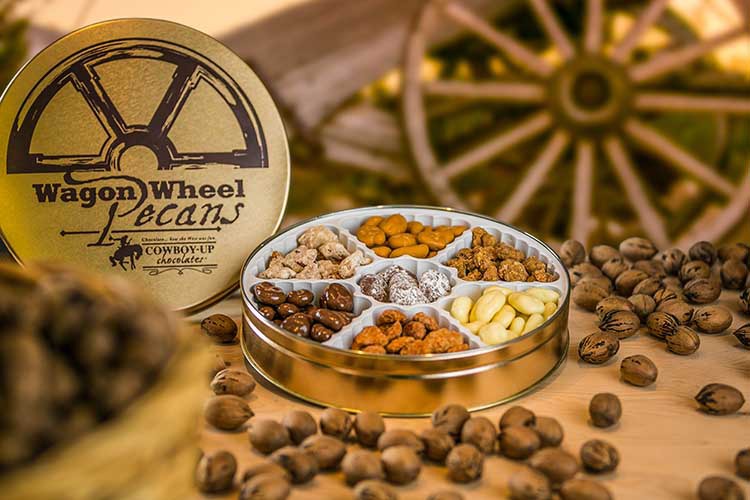 Cowboy Up Wagon Wheel Pecans