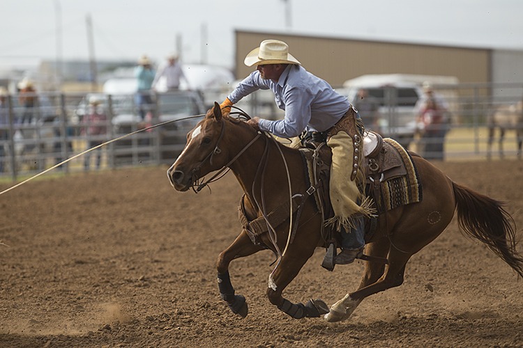 Mike Johnson and his teammates of Clymer Cattle won the 3-in-1 event.