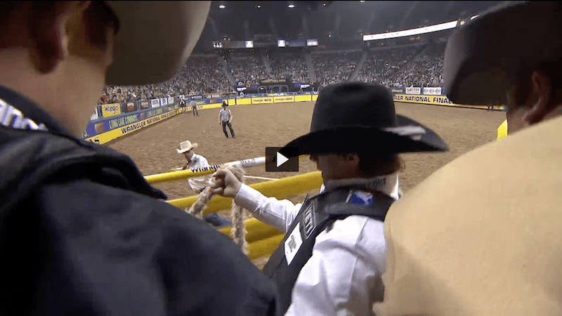 Ryder Wright coming out of chute