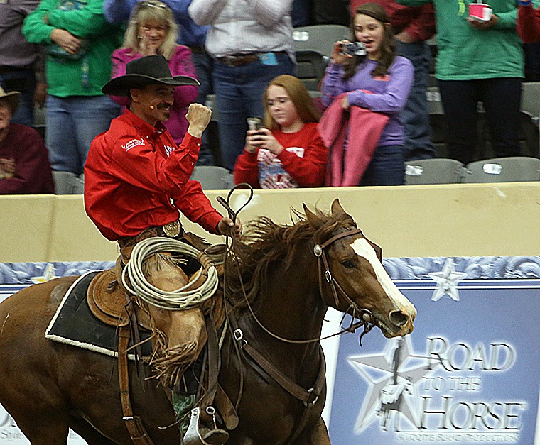 Nick Dowers won Road to the Horse in 2016 and returns this year to compete.