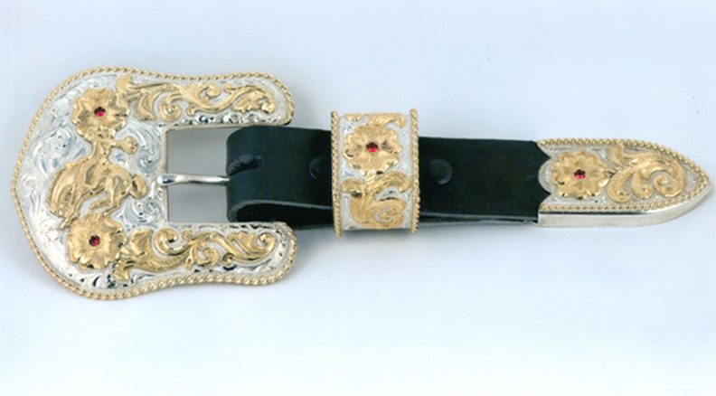 silver buckle