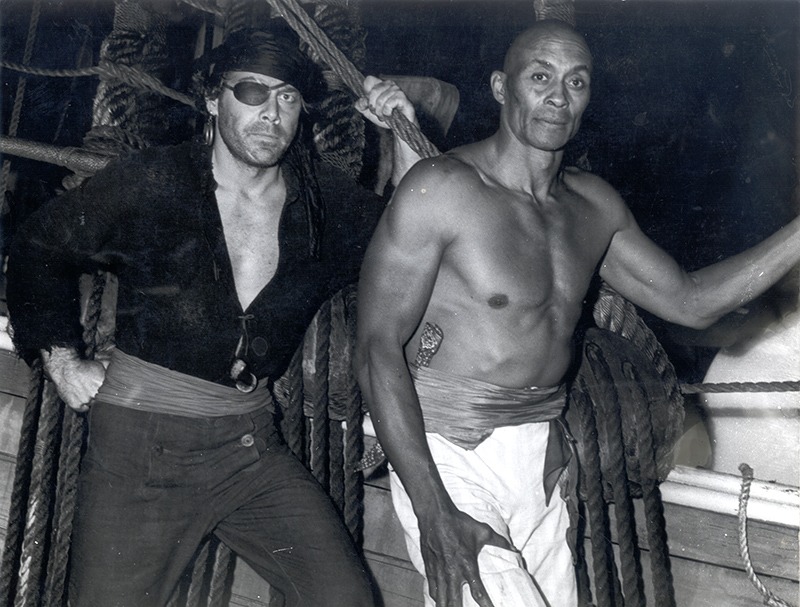 Chuck Willcox and Woody Strode MGM Film