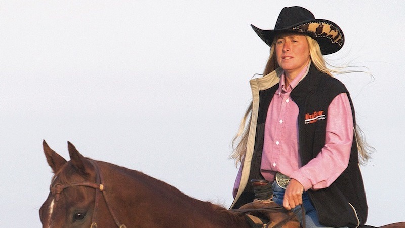Missy Hays horseback