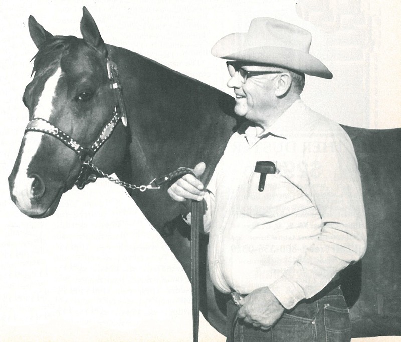 Two Eyed Jack standing with Pitzer