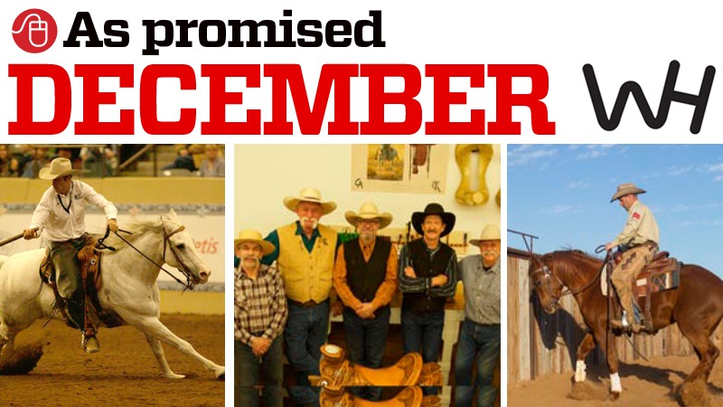 December as promised from the Western Horseman magazine