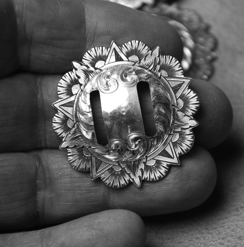western concho American made by Nevada Watt