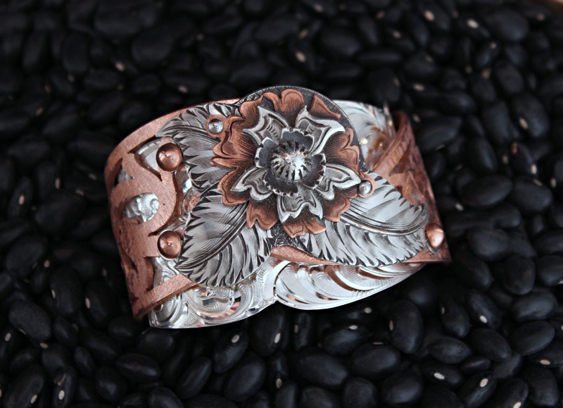 American made silver bracelet by Nevada Watt
