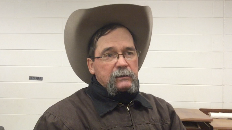 Jeff Williams talking into camera