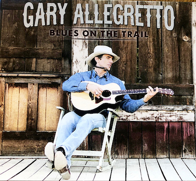 Gary Allegretto's album cover for Blues on the Trail