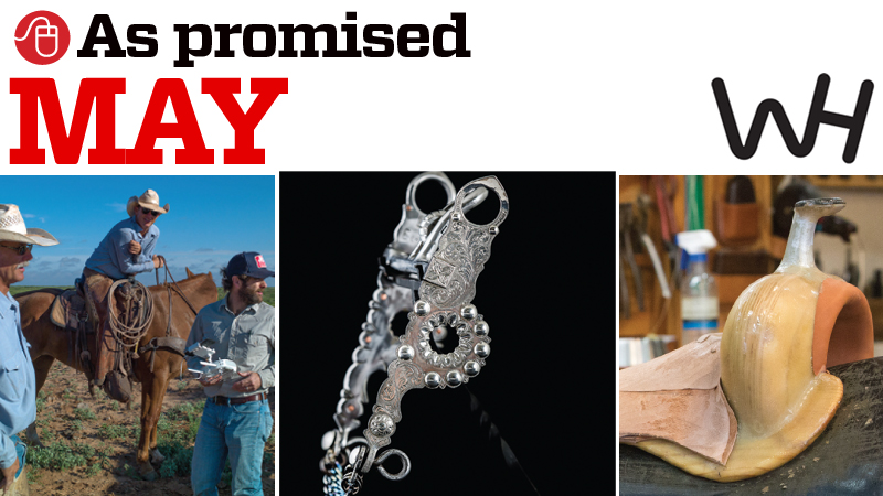 Promised online content from the May 2019 issue of Western Horseman Magazine