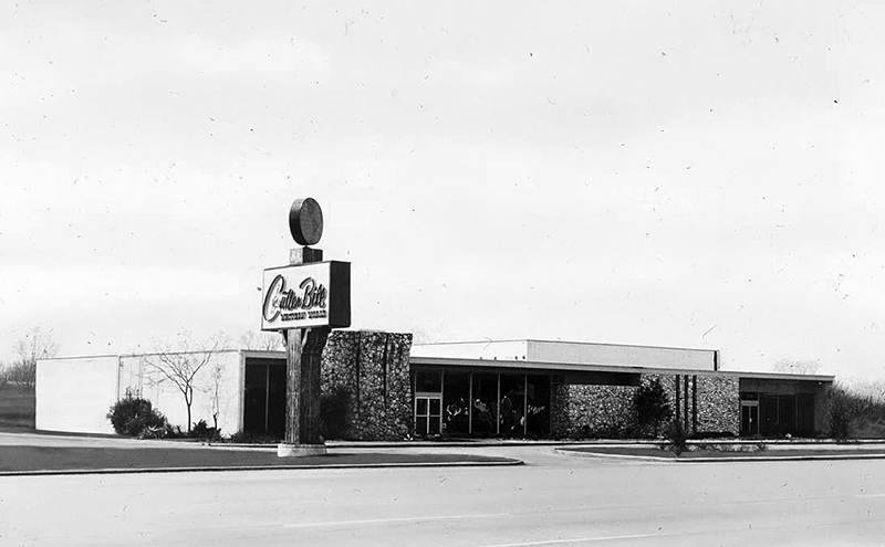 front of Western store building