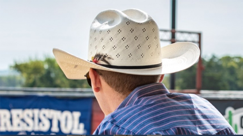 resistol straw cowboy hat