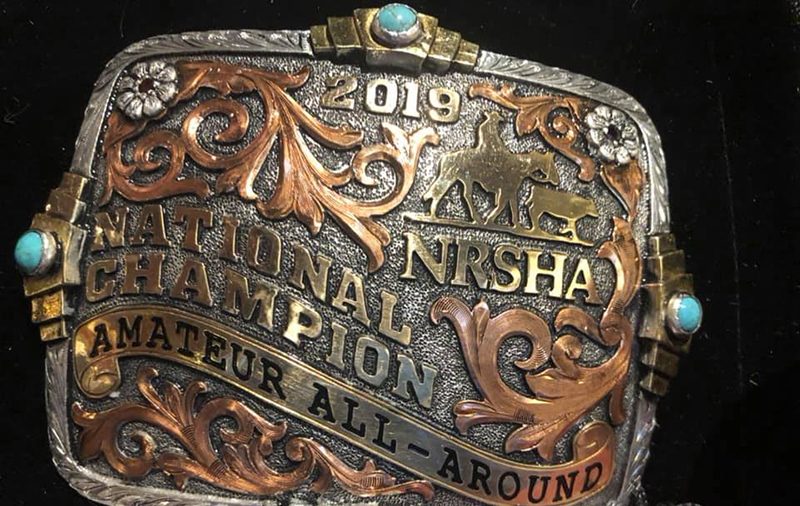 NRSHA Amateur belt buckle.