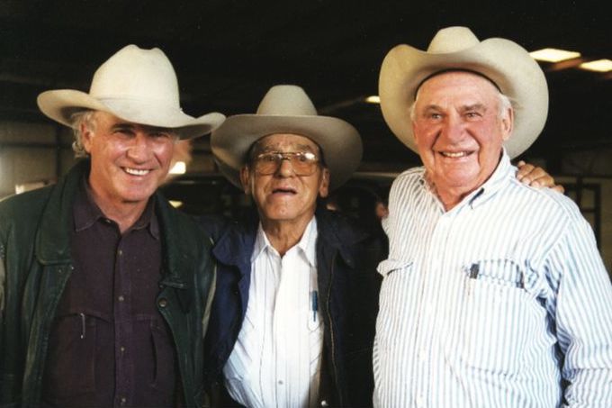 Larry Mahan, Tom Dorrance and Jack Brainard