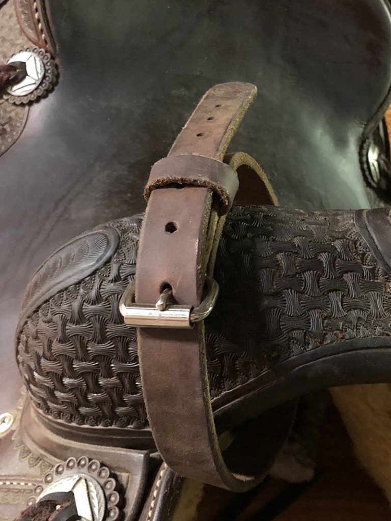 night latch on saddle