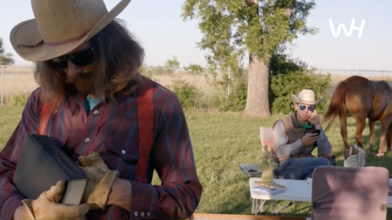 Dale Brisby at a yard sale