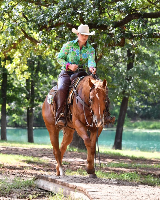 Catelyn Walker riding Playin Motown