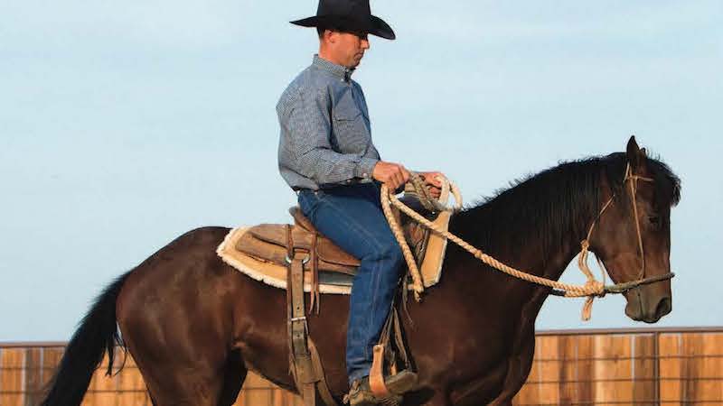 Chris Littlefield riding a horse
