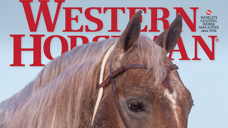snippet from Western Horseman magazine's October 2019 cover