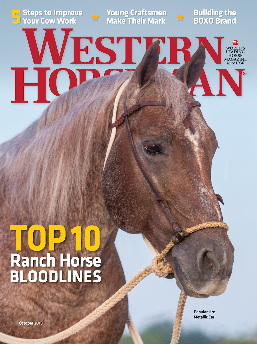 October 2019 issue of Western Horseman magazine cover