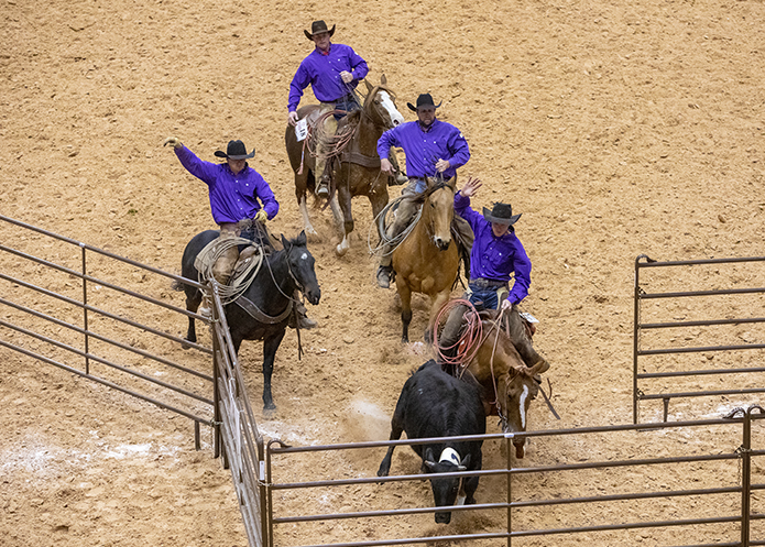 Lonesome Pine Ranch was one of five ranch rodeo teams from Kansas.