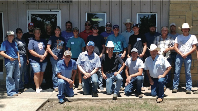 Graham School for Livestock Men and Women group shot of people furthering their equine education