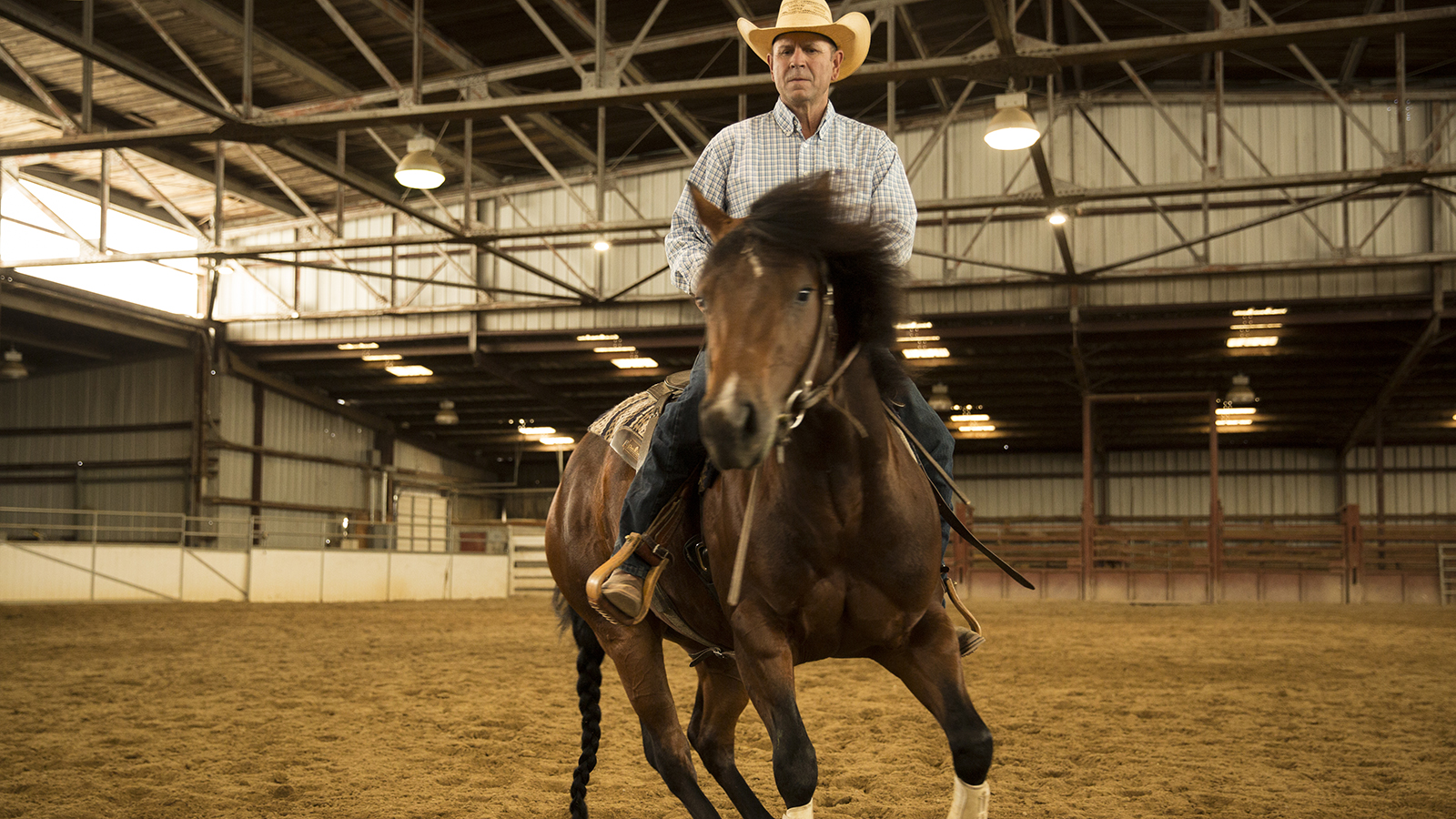 One of Jon Roeser's favorite bits is an unmarked snaffle.