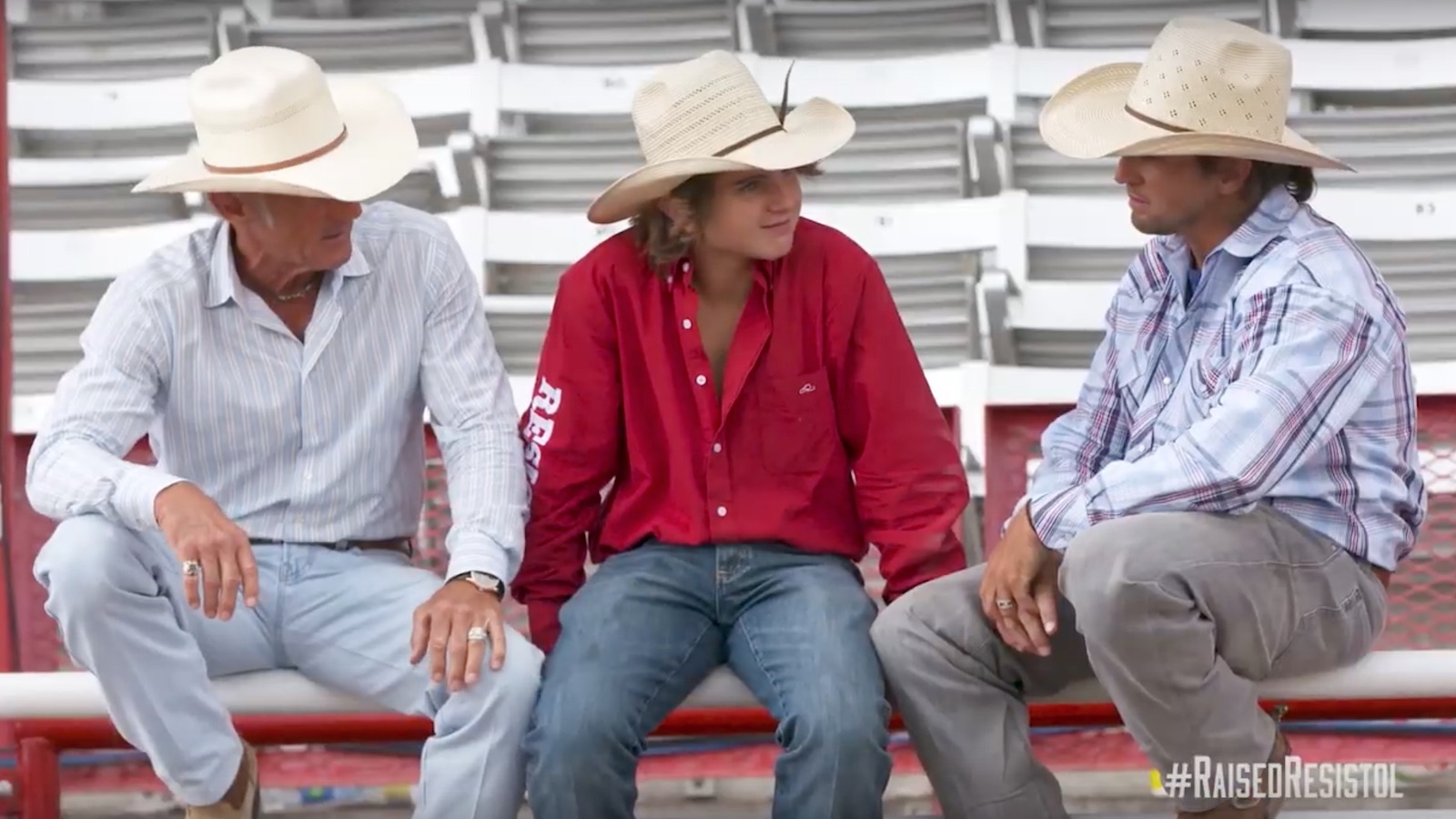 the steiners sitting on chute gate
