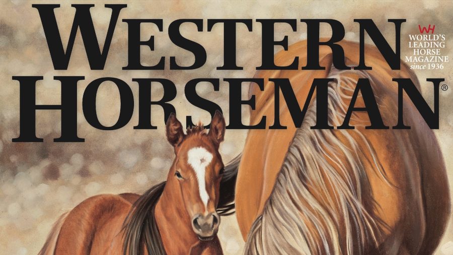 Western Horseman magazine April 2020 cover snippet