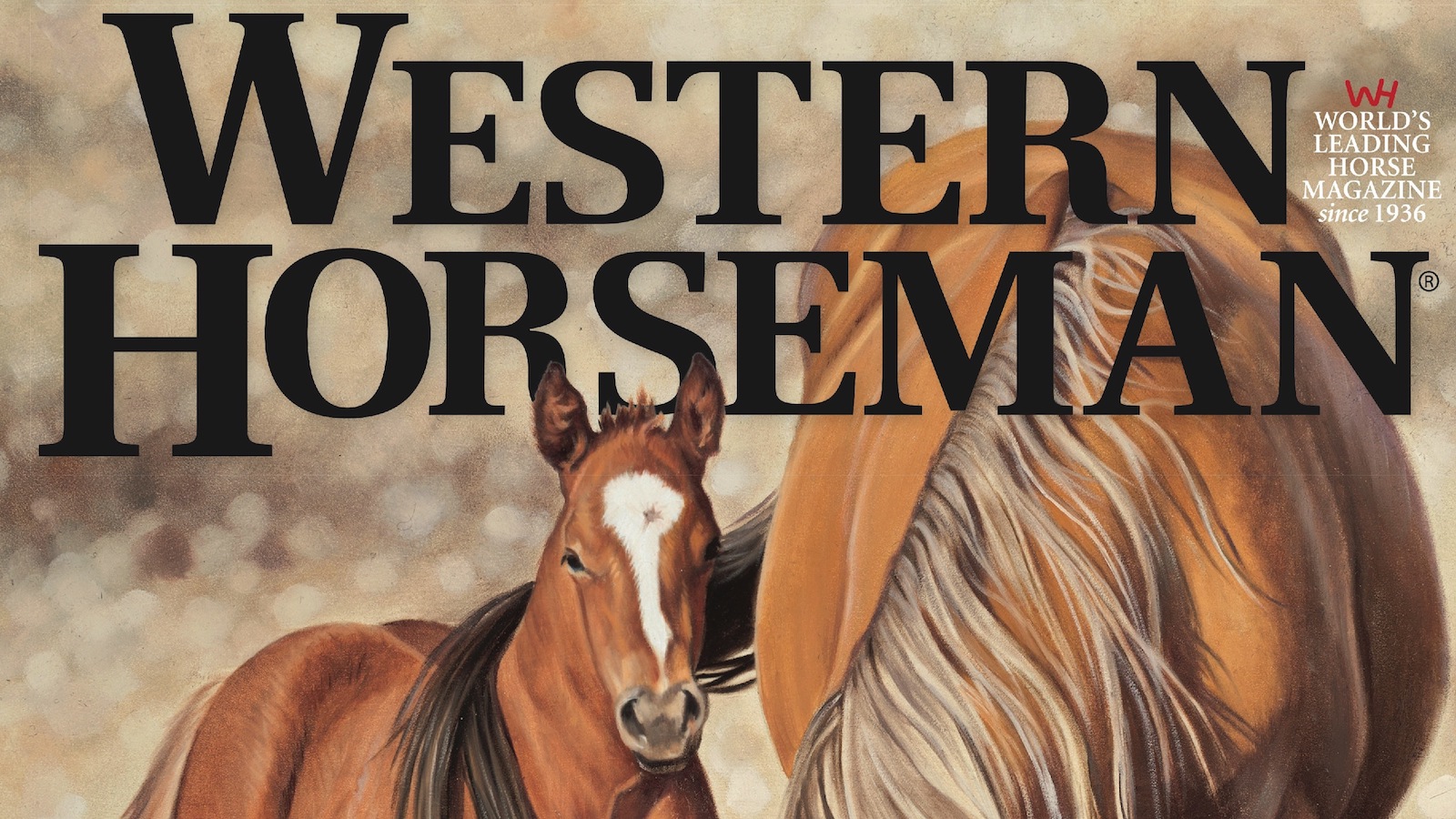 Western Horseman magazine April 2020 cover snippet