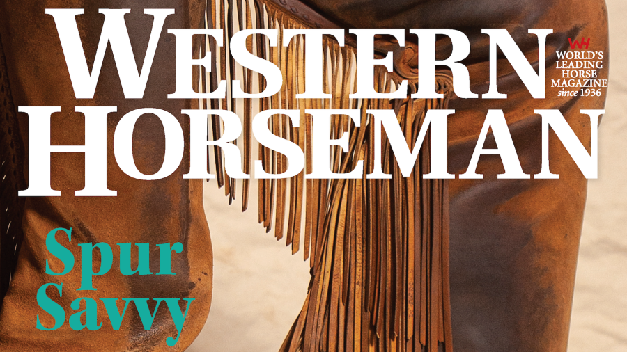 Western Horseman magazine July 2020 cover snippet