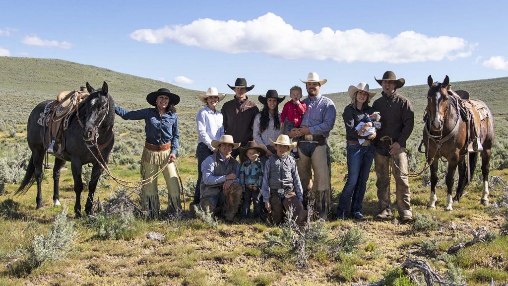 The Bentz family raises horses in Oregon.