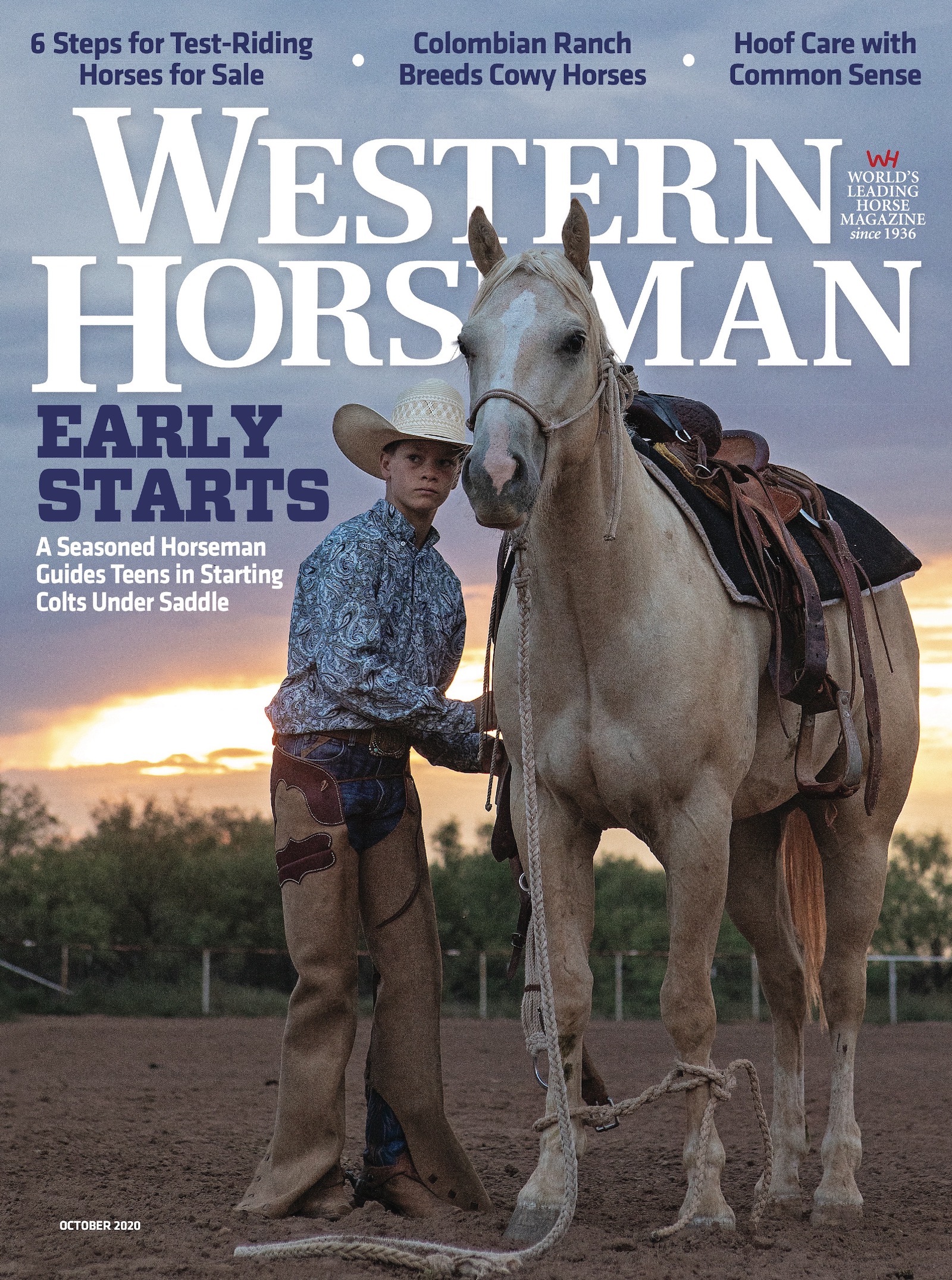 Western Horseman magazine October 2020 cover