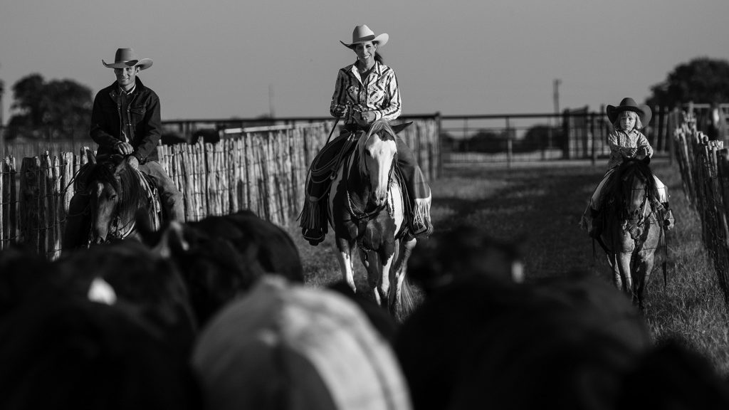 Thankfulness for family and horses.
