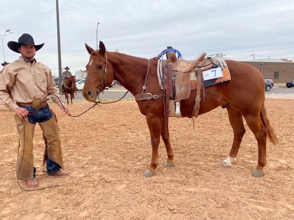 WRCA Top Horse contender Deans Guns