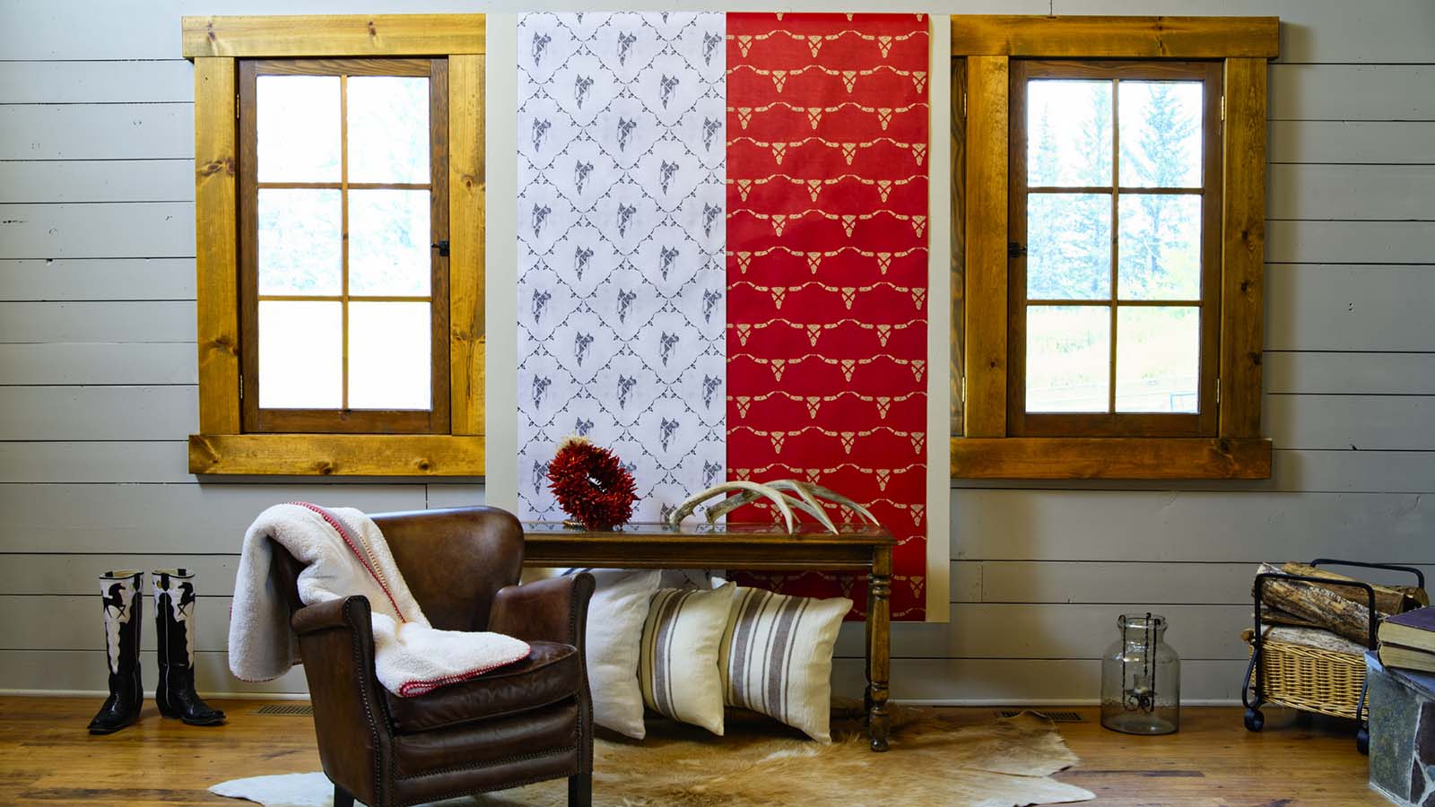 SLCheval designs Western wallpaper