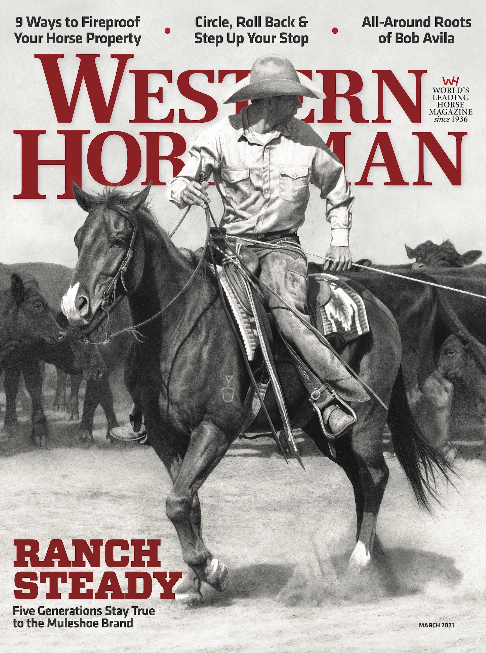 Western Horseman magazine March 2021 cover