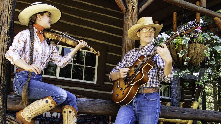Brigid and Johnny Reedy sing cowboy songs