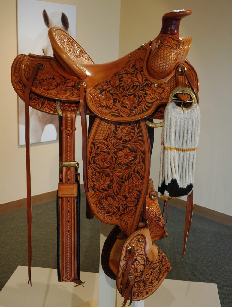 Saddle made by Chas Weldon