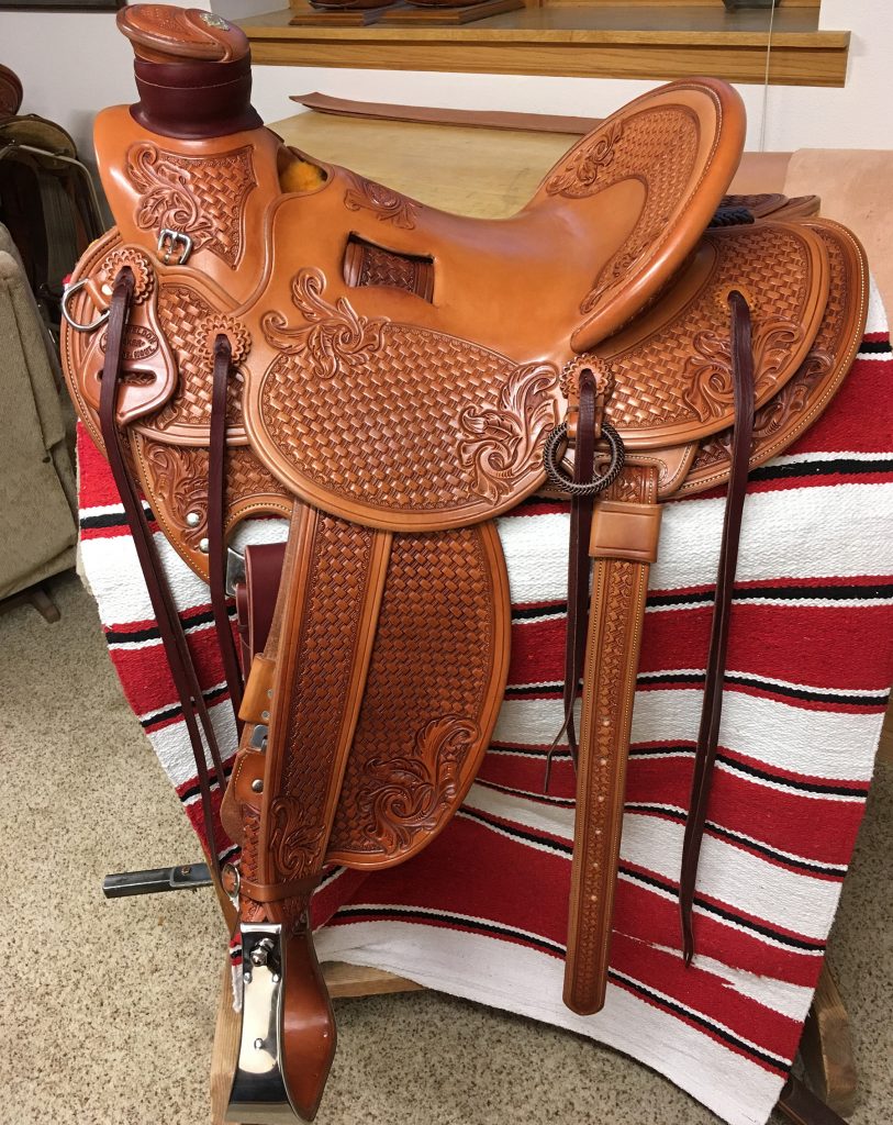 Saddle made by Chas Weldon