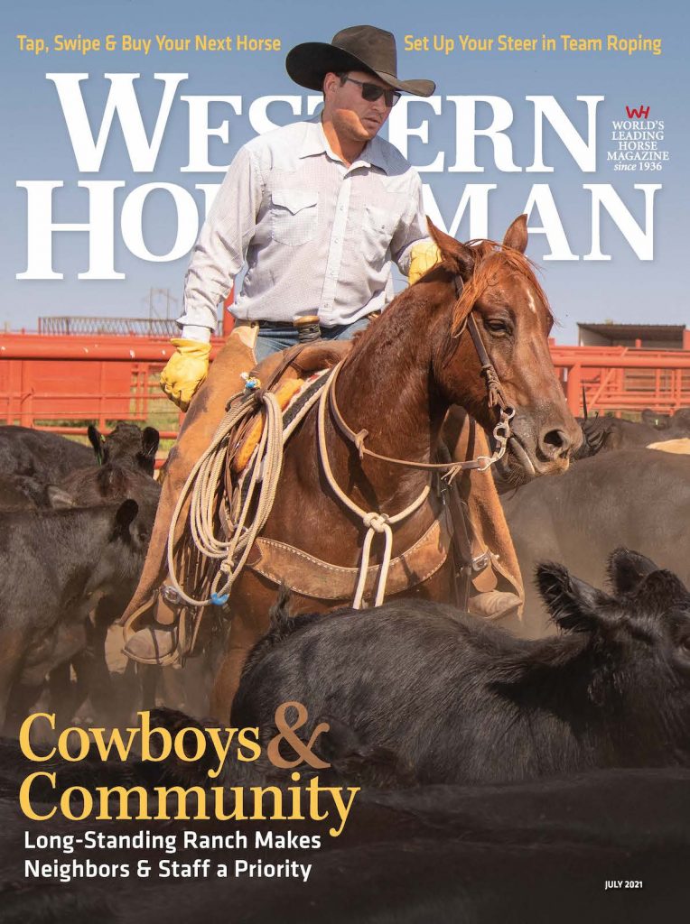 Western Horseman July 2021 Cover