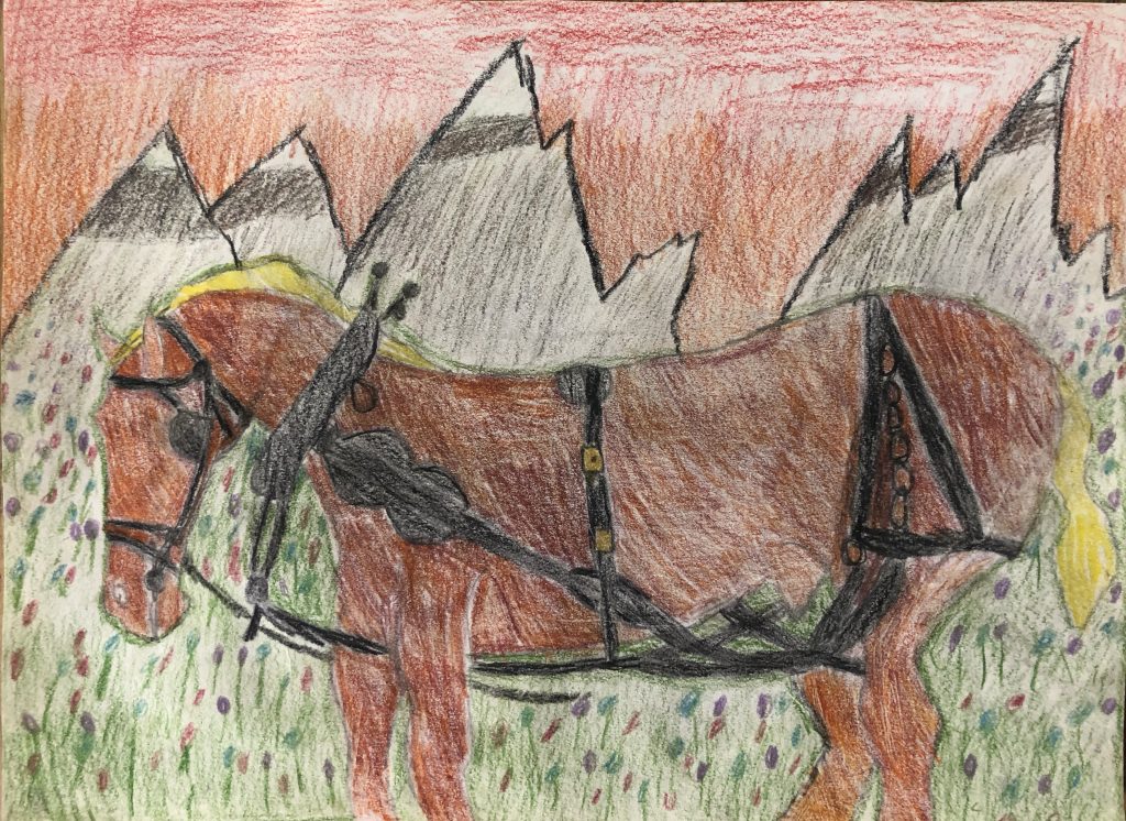 Grazing in the Sunset, by Jolien Robertson
