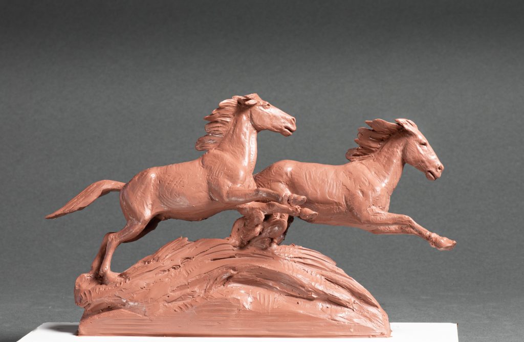 Bronze by Cowboy Artists of America member Dustin Payne