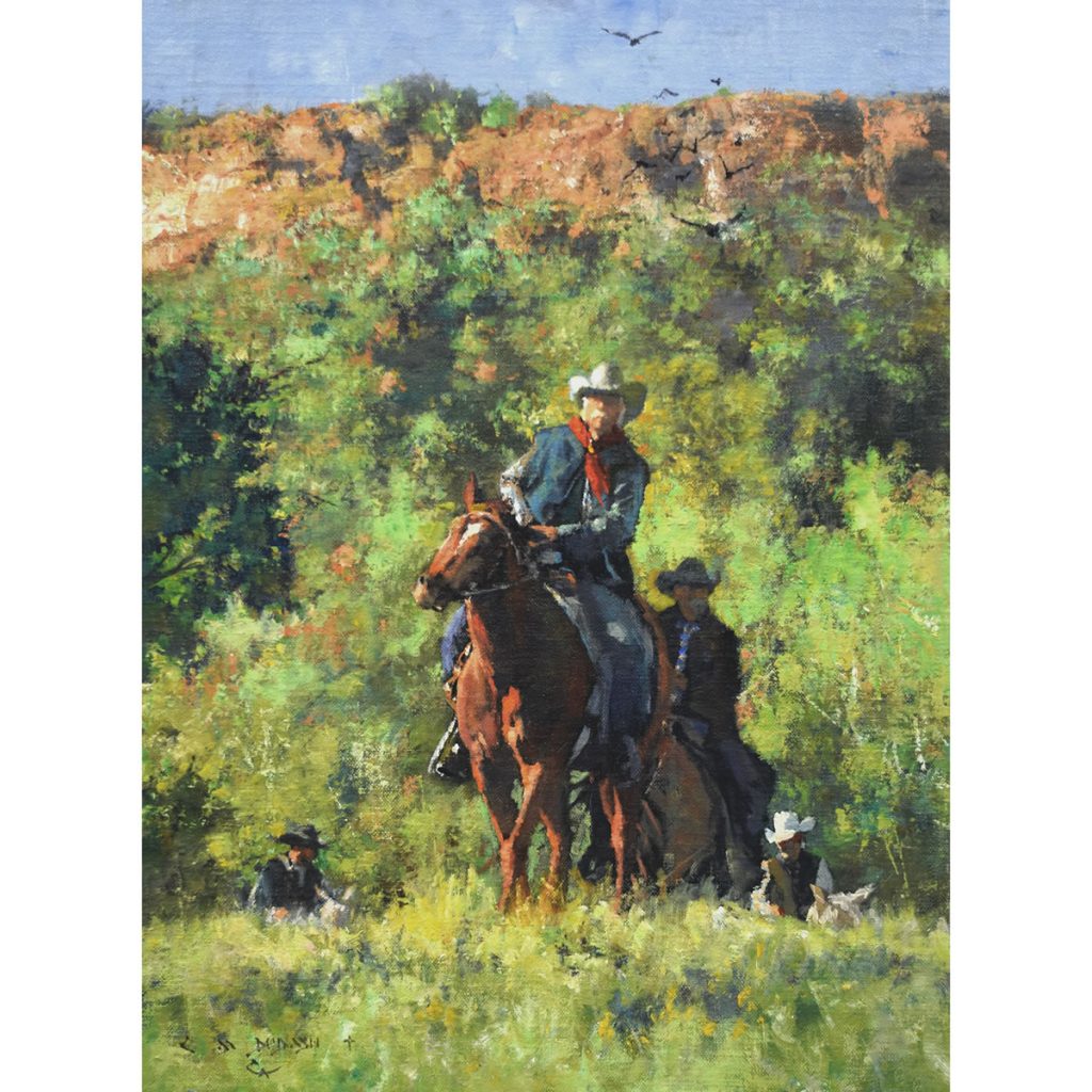 Springtime on the Brazos by Cowboy Artists of America member Phil Epp