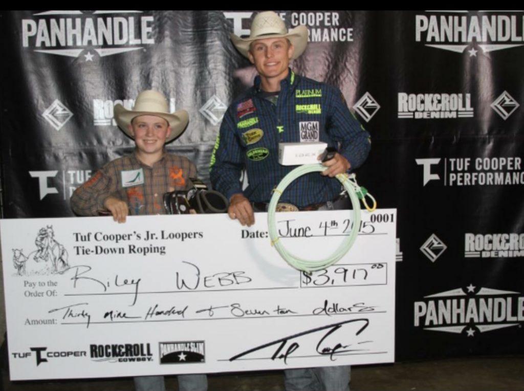 Tuf Cooper with Riley