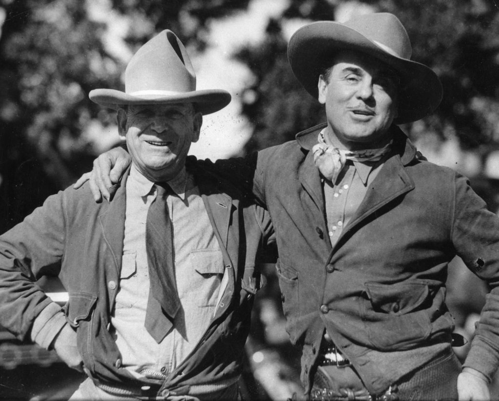 Edward Borein with Leo Carillo