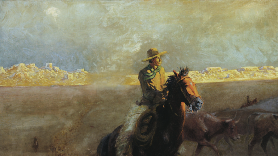 Cattle Drive by Edward Borein